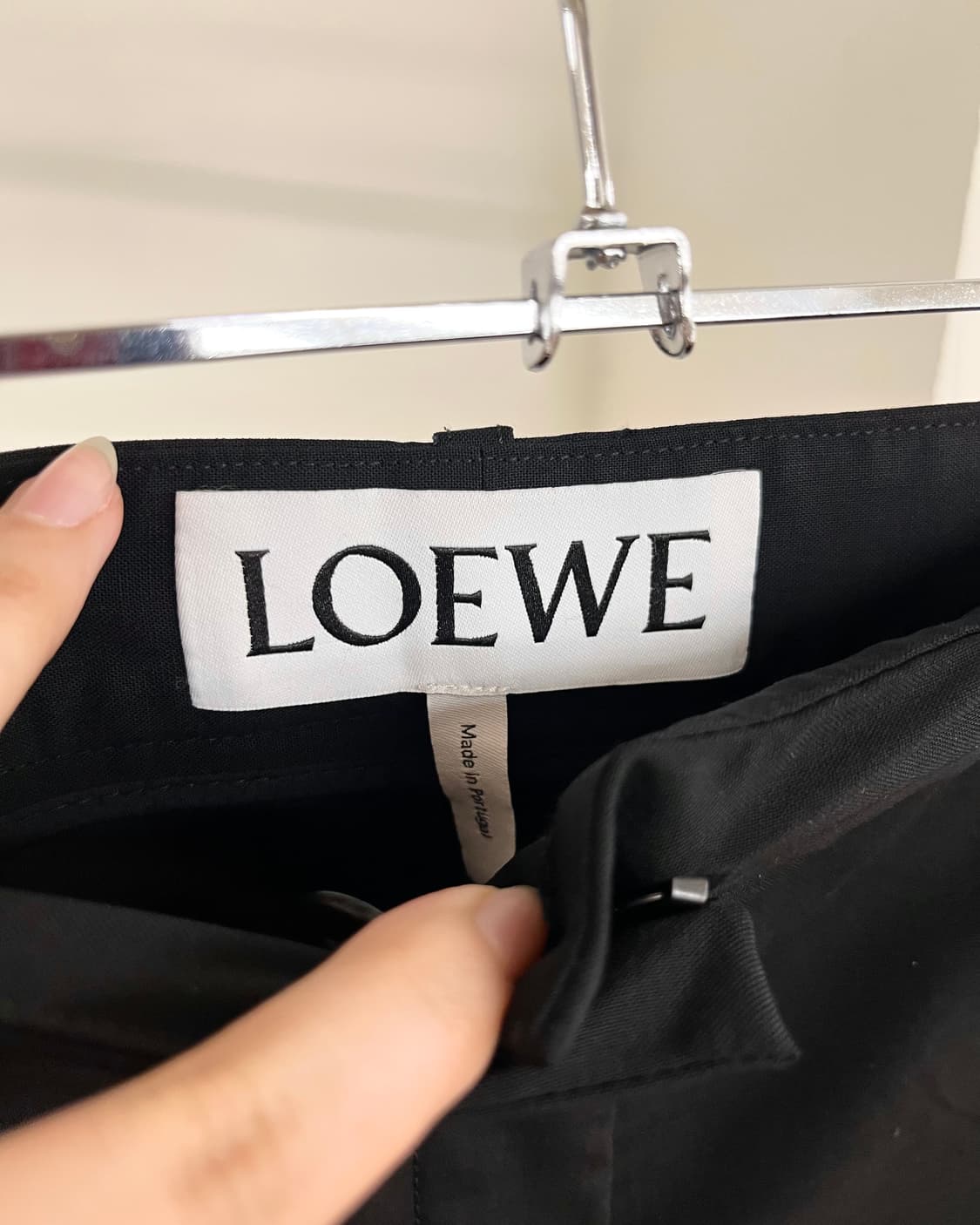 로에베 블랙 울 트라우저 상품이미지7