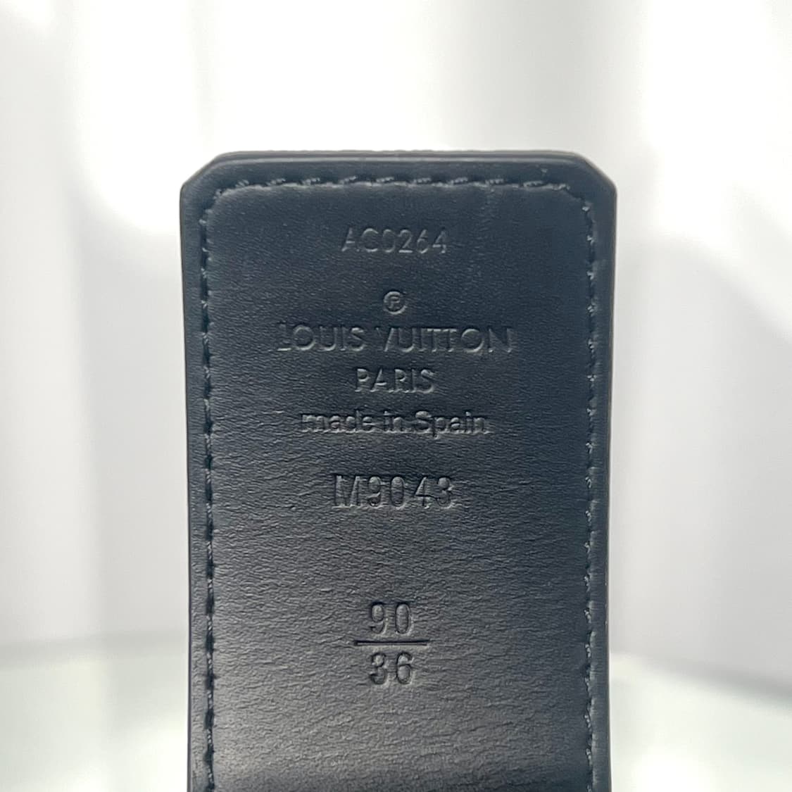 (36) 루이비통 모노그램 벨트 블랙 상품이미지5