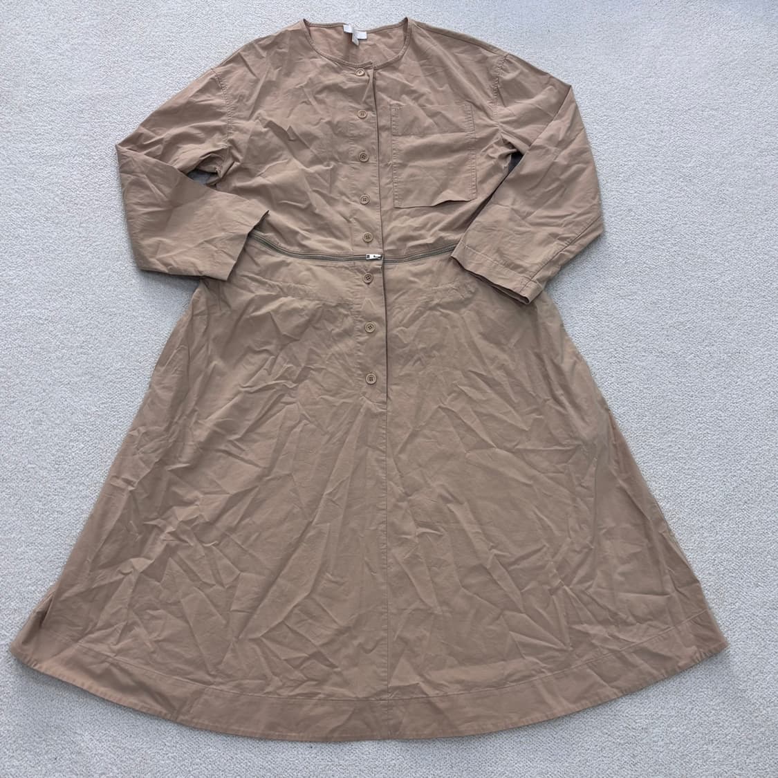 38 코스 코튼 셔츠 여성 롱원피스 0316E 상품이미지1