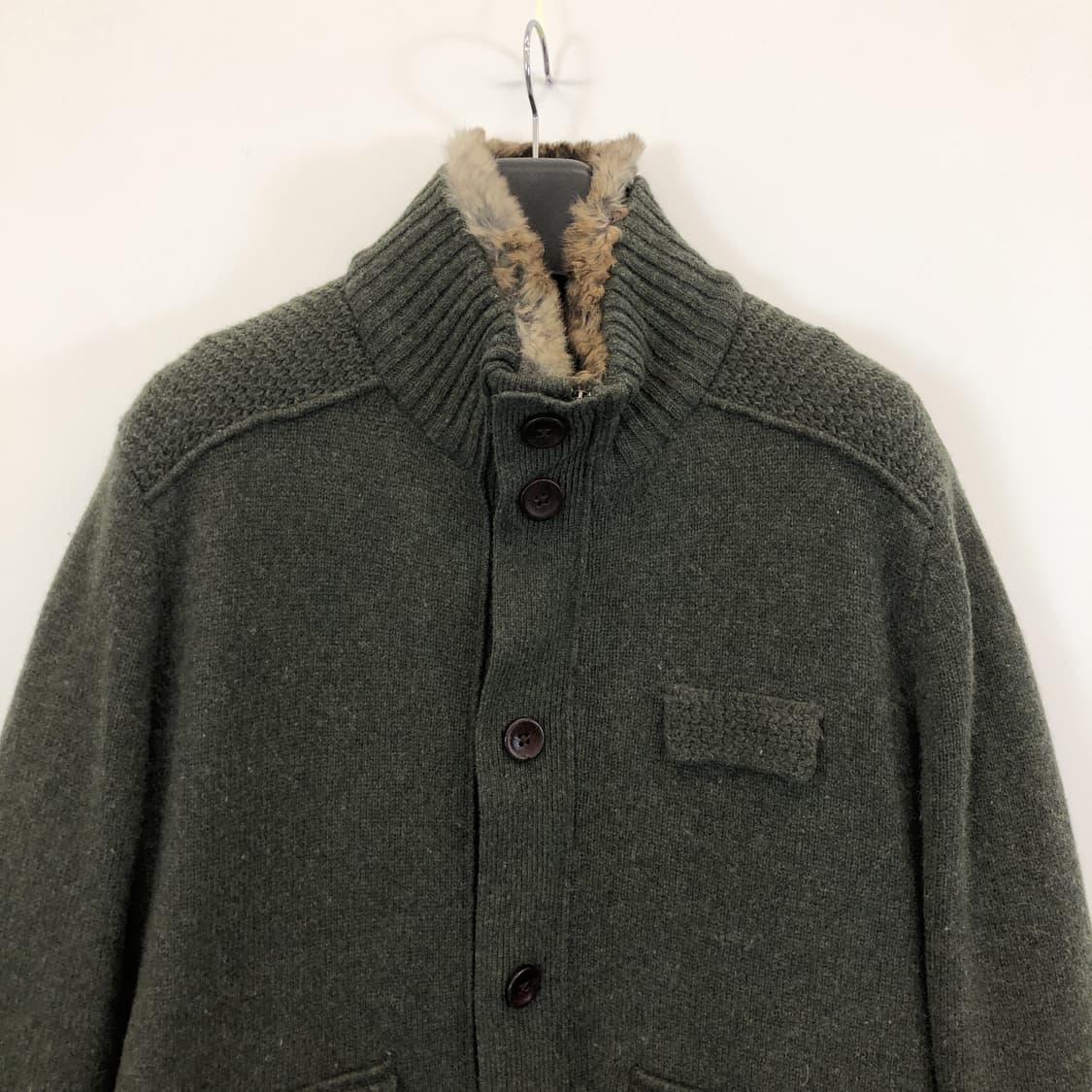 빈폴 방풍 니트집업 105 누빔안감  상품이미지2