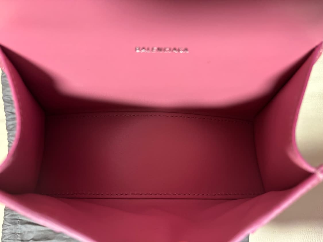 발렌시아가 아워글래스 백 스파클링 핑크 상품이미지5