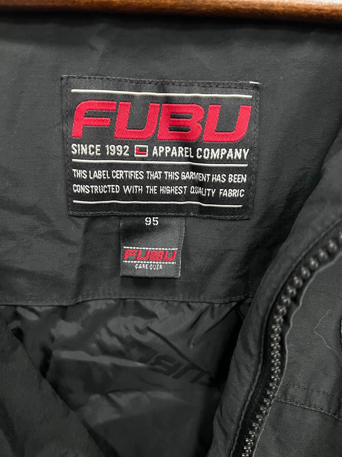 FUBU 블랙 바람막이 상품이미지2
