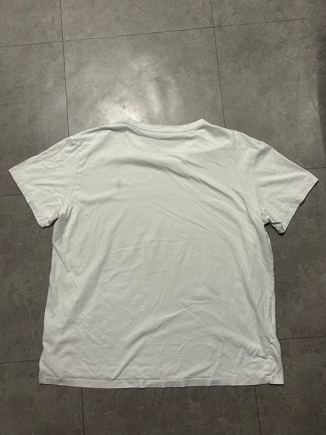 랄프로렌 폴로 화이트컬러 빈티지 코튼 숏슬리브 티셔츠  105size   상품이미지6