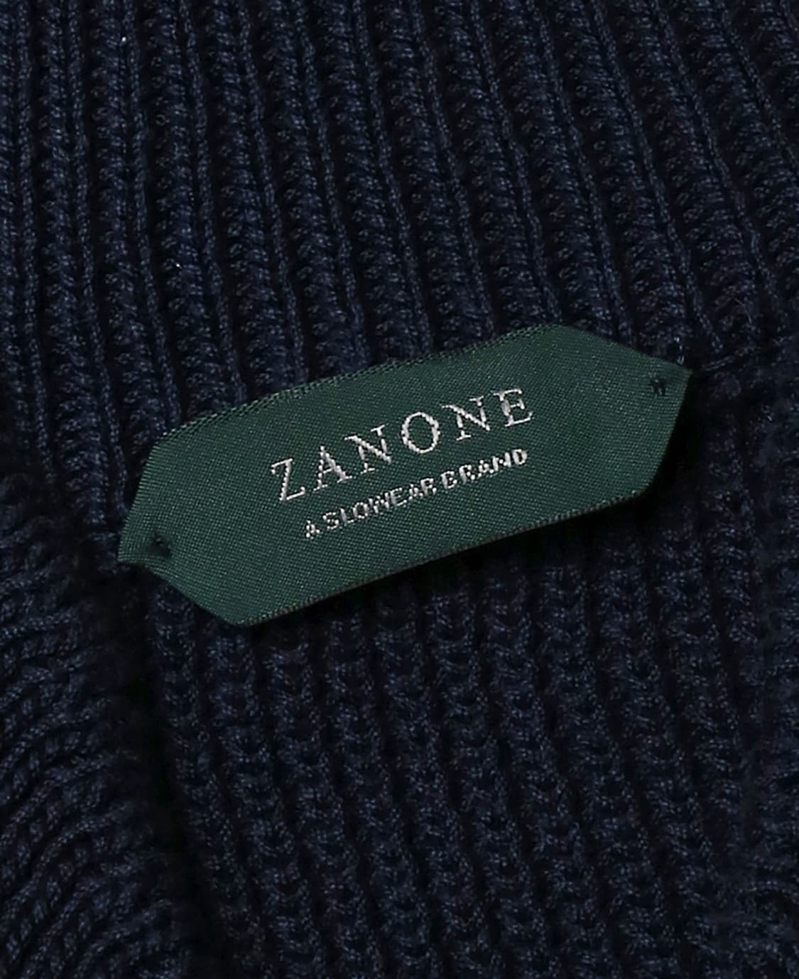 자노네 [Zanone] 네이비 코튼 와플 니트 A1 자켓 상품이미지5