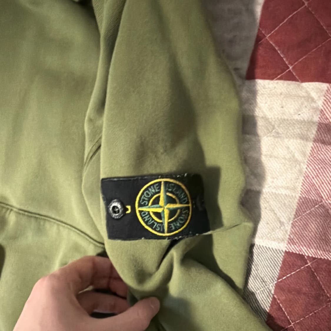 스톤 아일랜드 브러시드 코튼 플리스 후드 스웻셔츠 상품이미지3