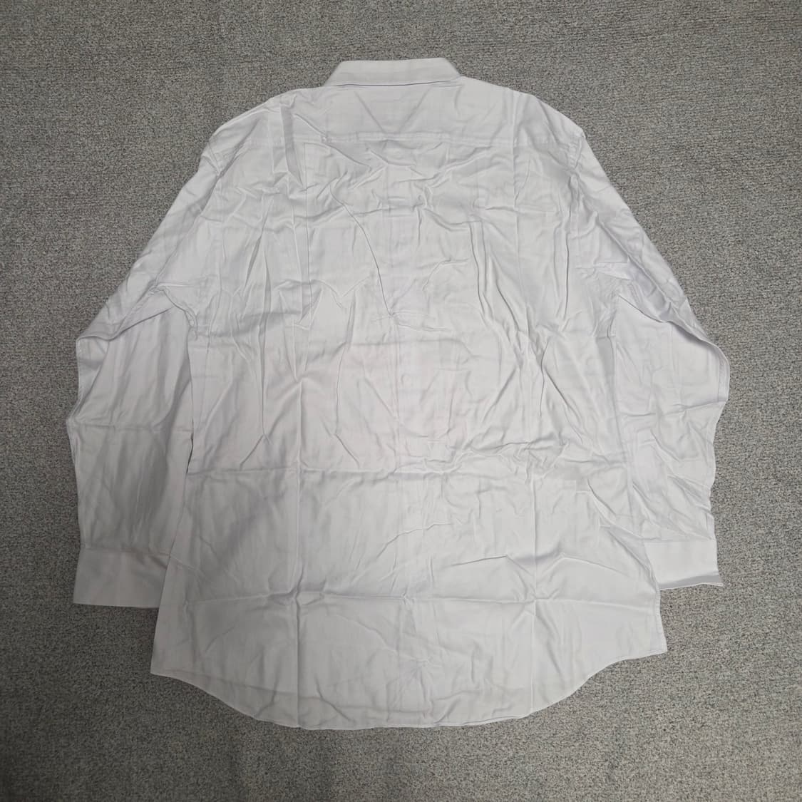 일본산 Aquascutum 화이트 코튼 셔츠 XL(105) 상품이미지6