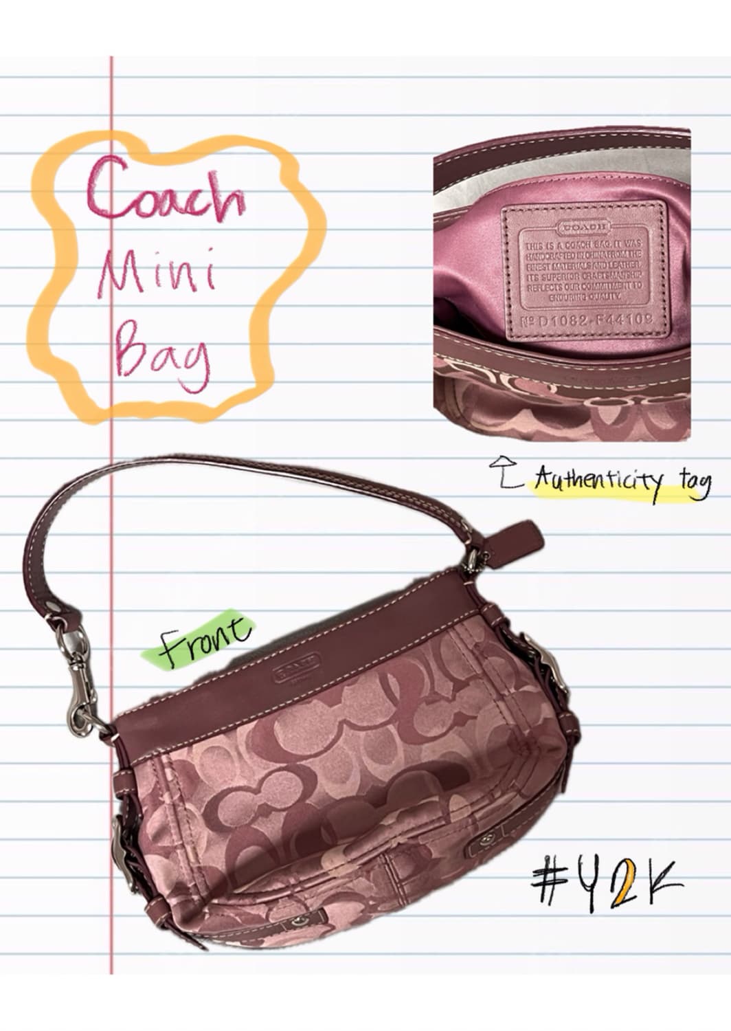 Coach Y2K mini bag 상품이미지1