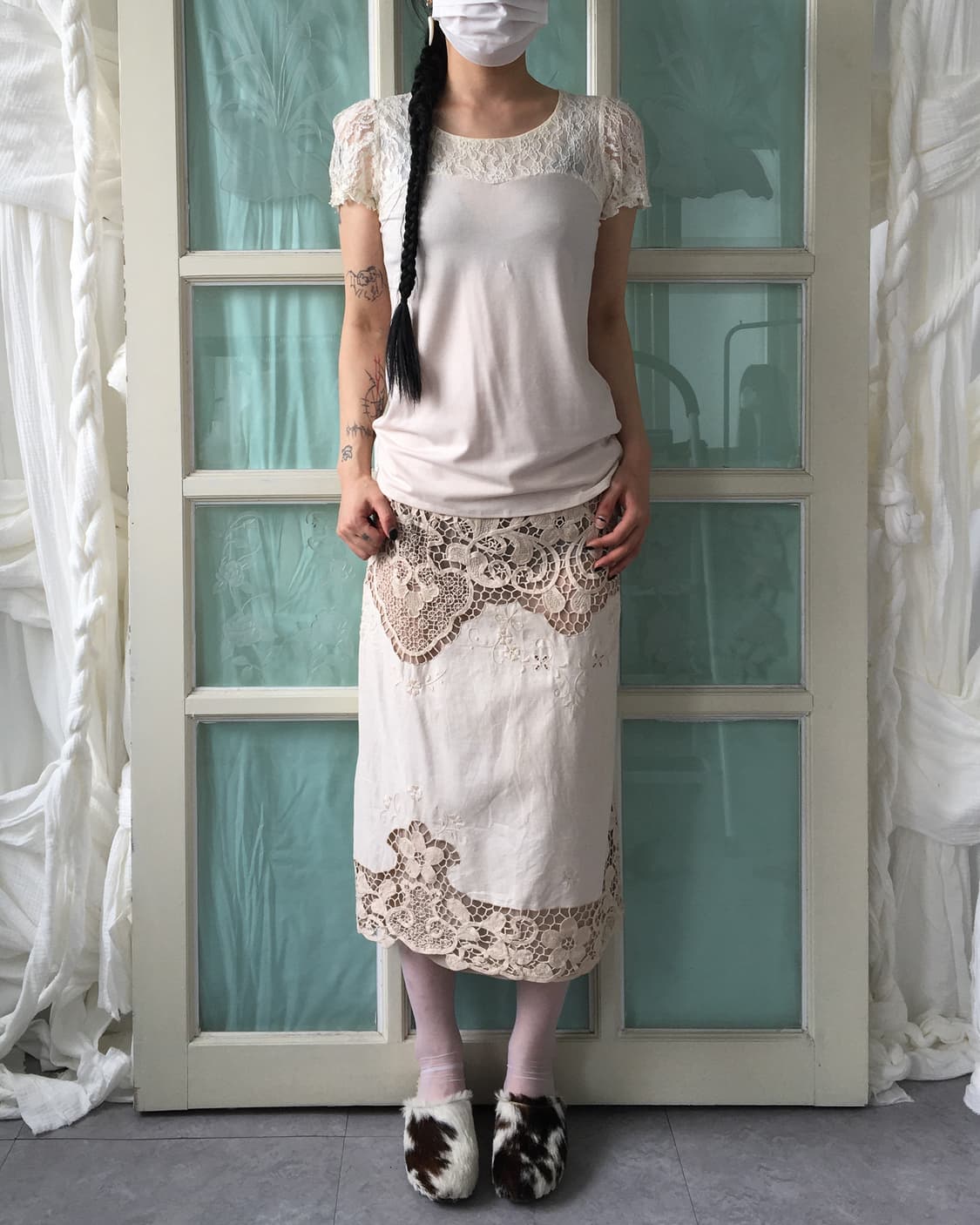 Filet layered skirt 상품이미지6