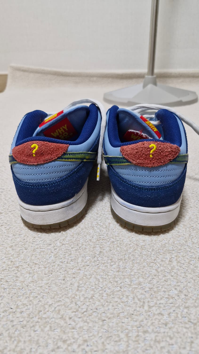 나이키 SB 덩크 로우 프로 블루 260 why not so sad 상품이미지3