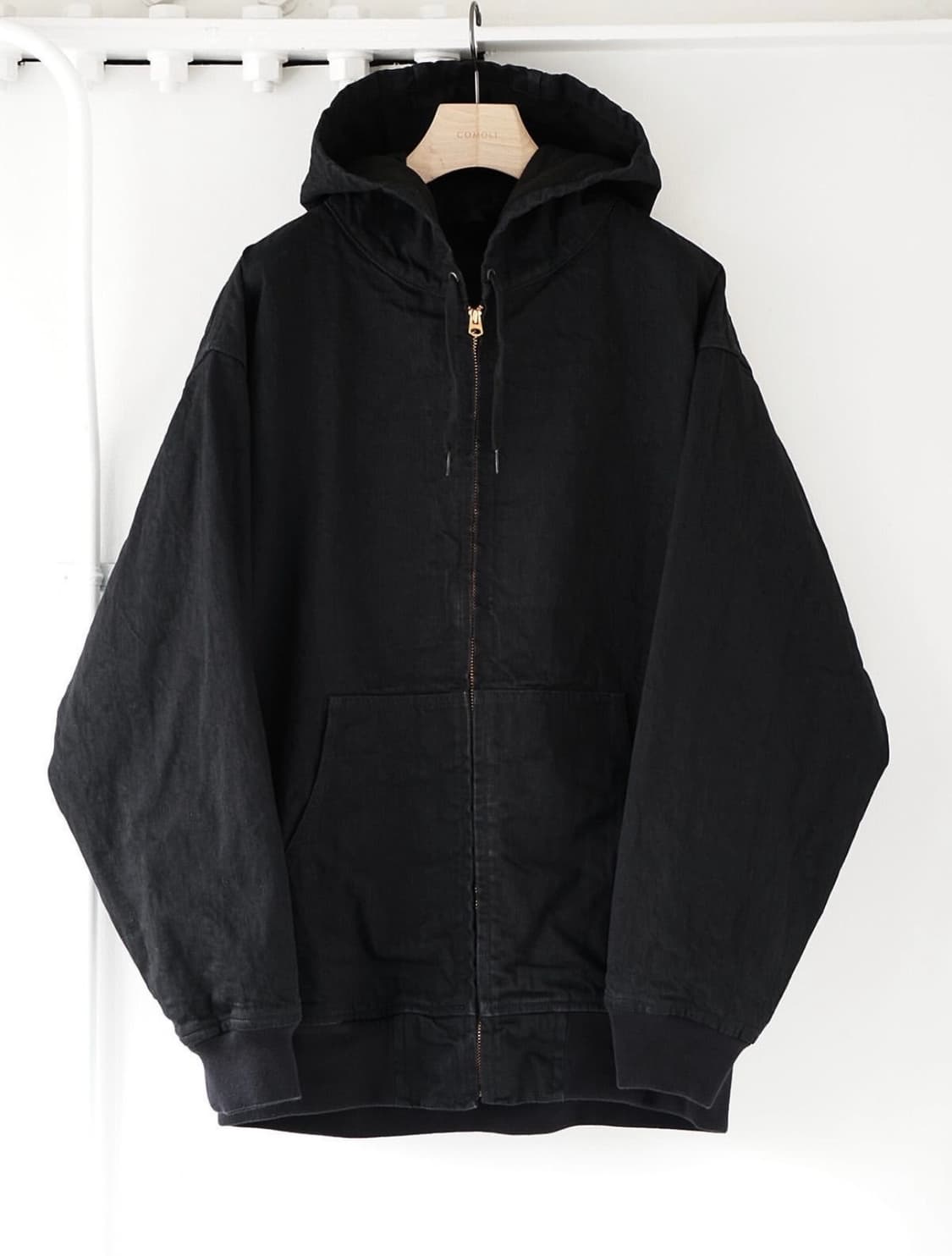 25AW Comoli 코모리 블랙 데님 집 파카 zip parka 상품이미지1
