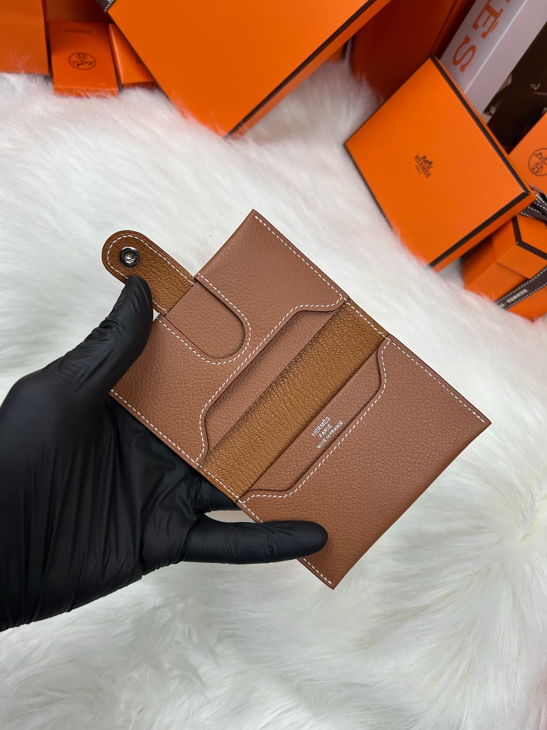 에르메스 RMS 에버컬러 골드 카드지갑 상품이미지2