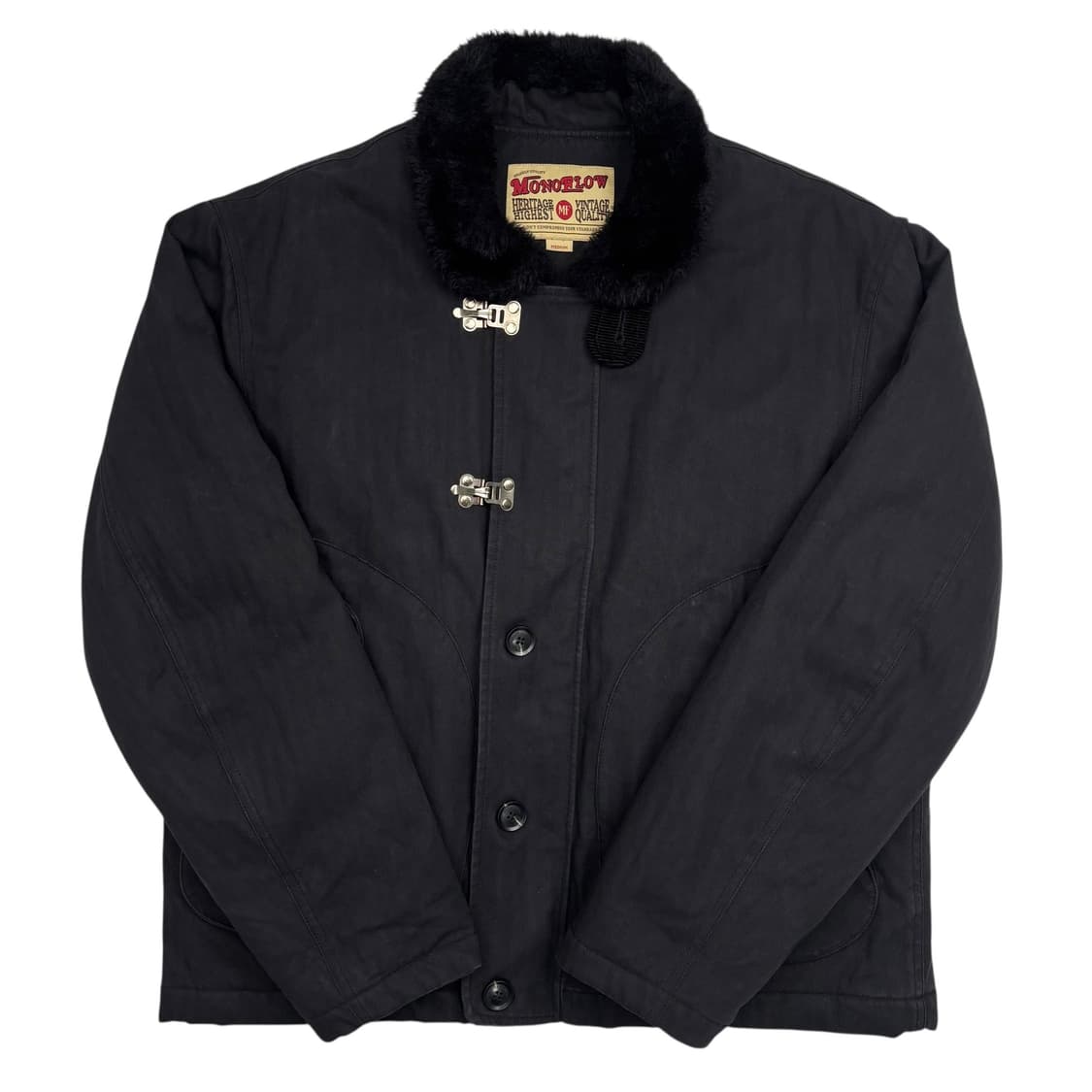 MONOFLOW 파이어맨 블랙 해링턴 자켓 M 상품이미지1
