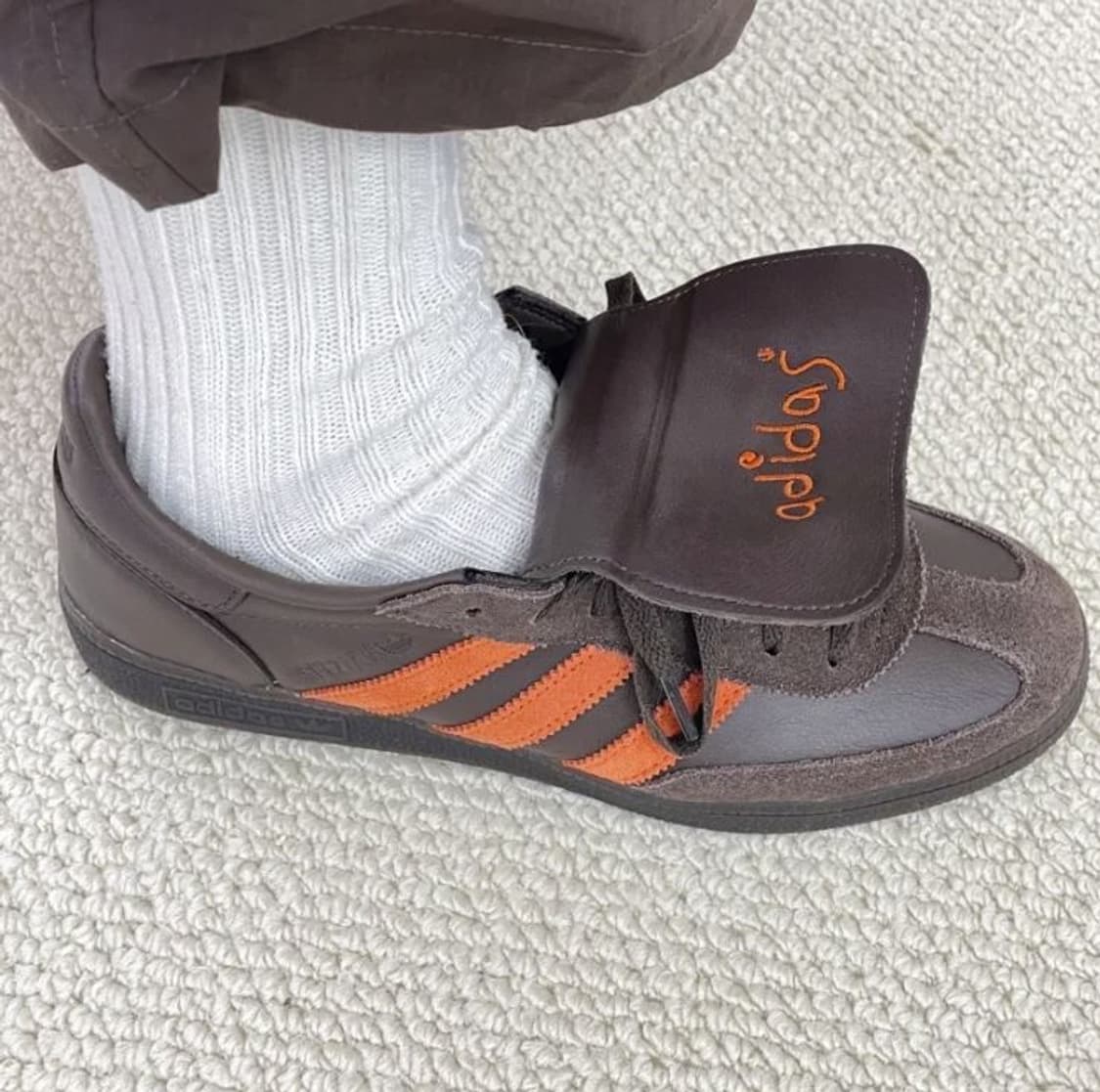 아디다스 스페지알 핸드볼 브라운 컬리지에이트 오렌지 230 상품이미지5