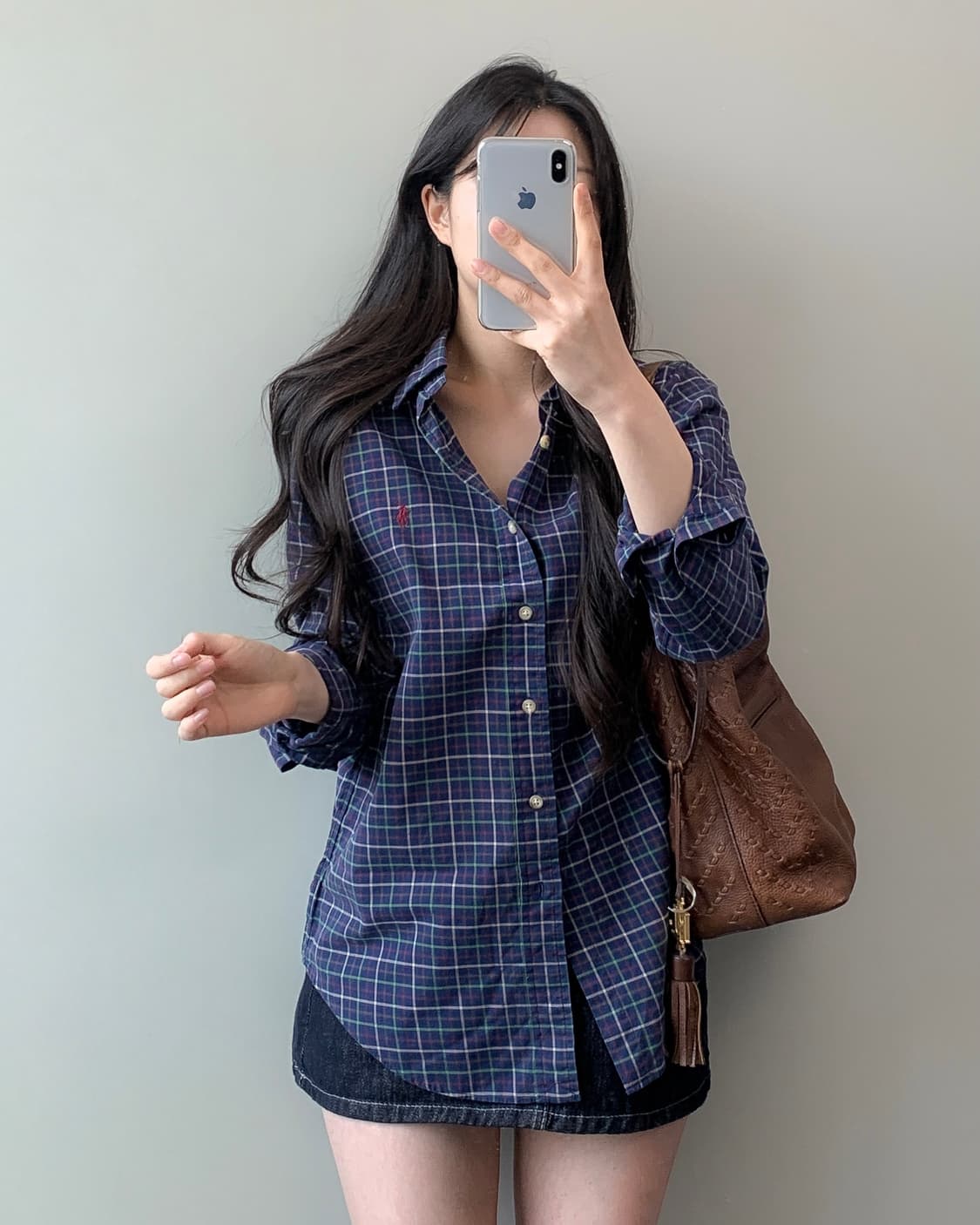 폴로 체크 셔츠  상품이미지3