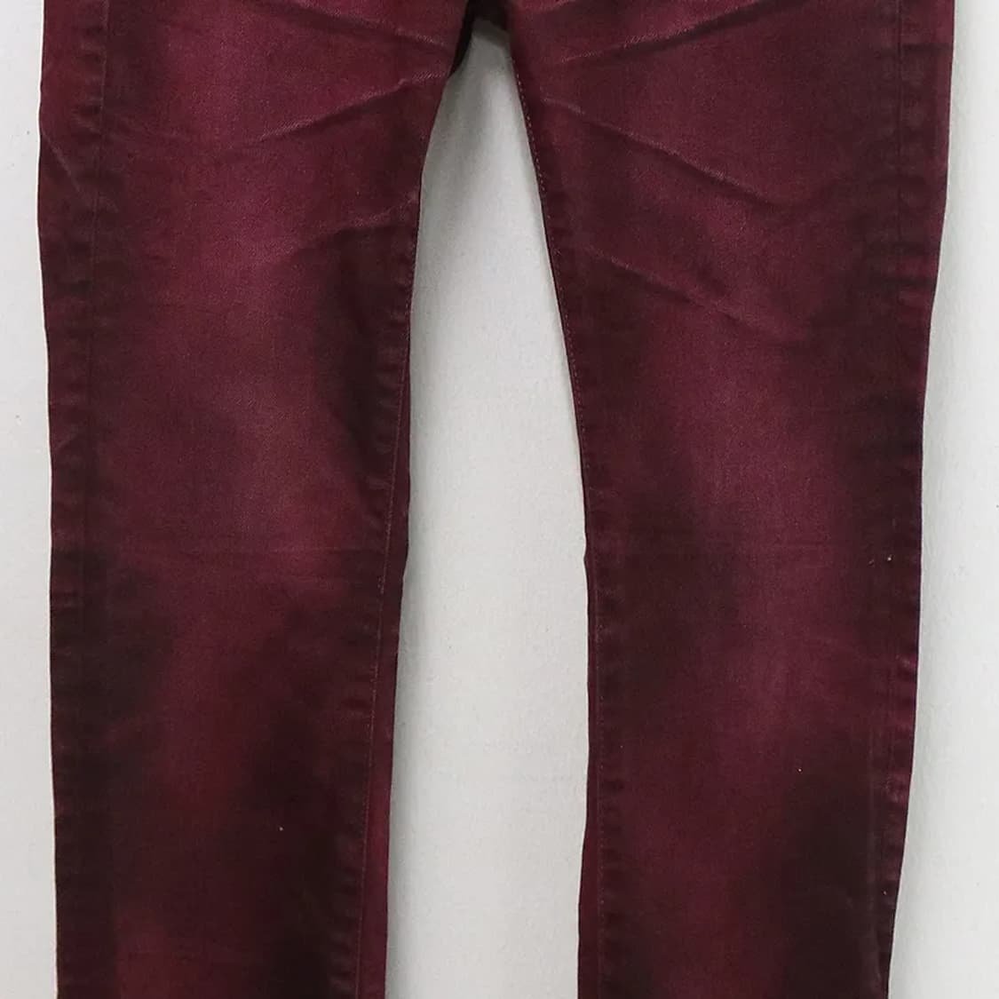 시바라이즈 워시드 버건디팬츠 60736 상품이미지4