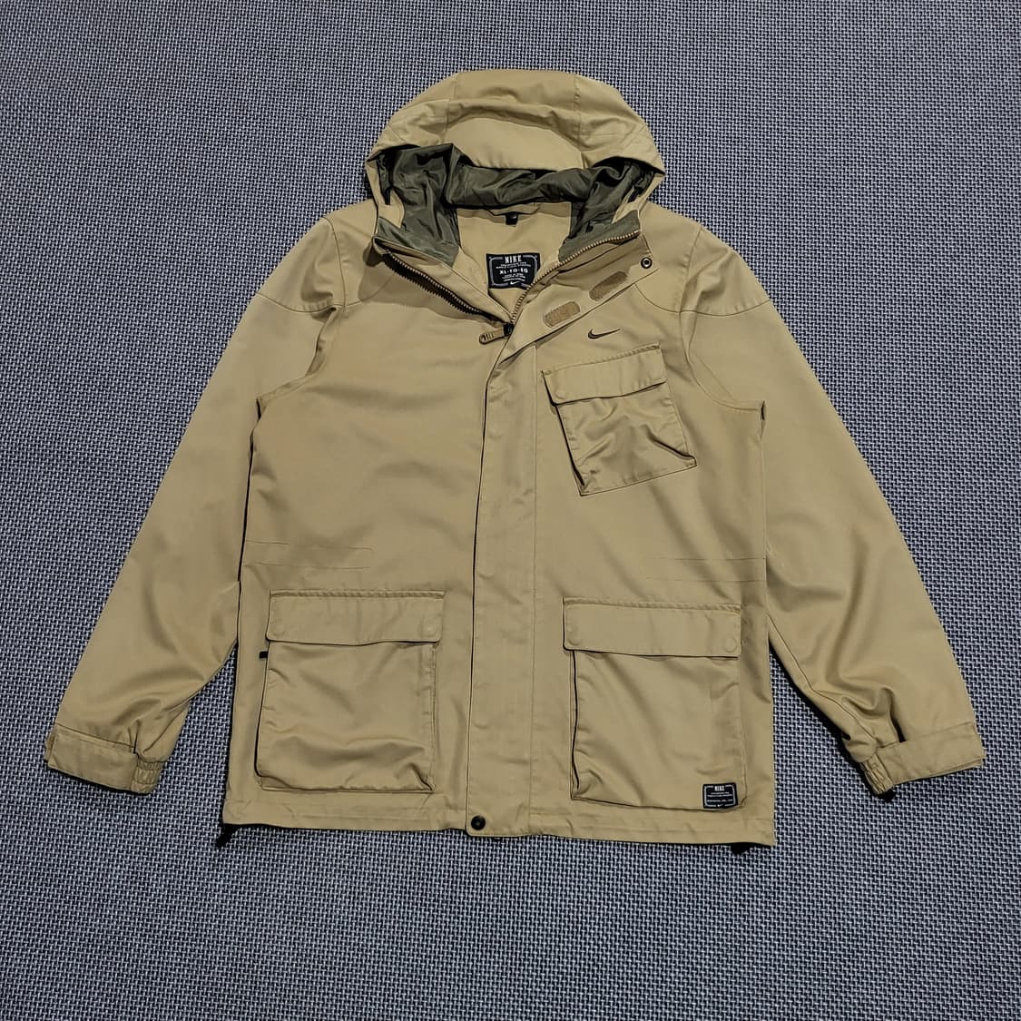 나이키 베이지 드라이핏 투웨이 후드 자켓 (XL) 상품이미지1