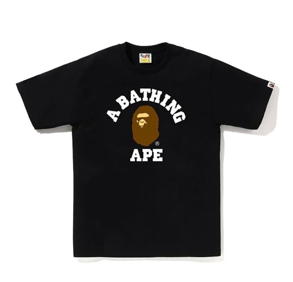 🔥[무료배송/새상품]🔥베이프 컬리지 반팔티 남녀공용 2color 상품이미지2