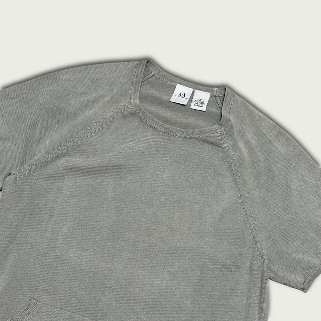 00s 아르마니 익스체인지 코튼 반팔니트 상품이미지2