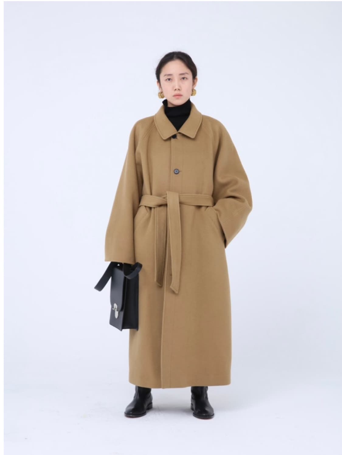 에토스 래글런코트 카멜 상품이미지1