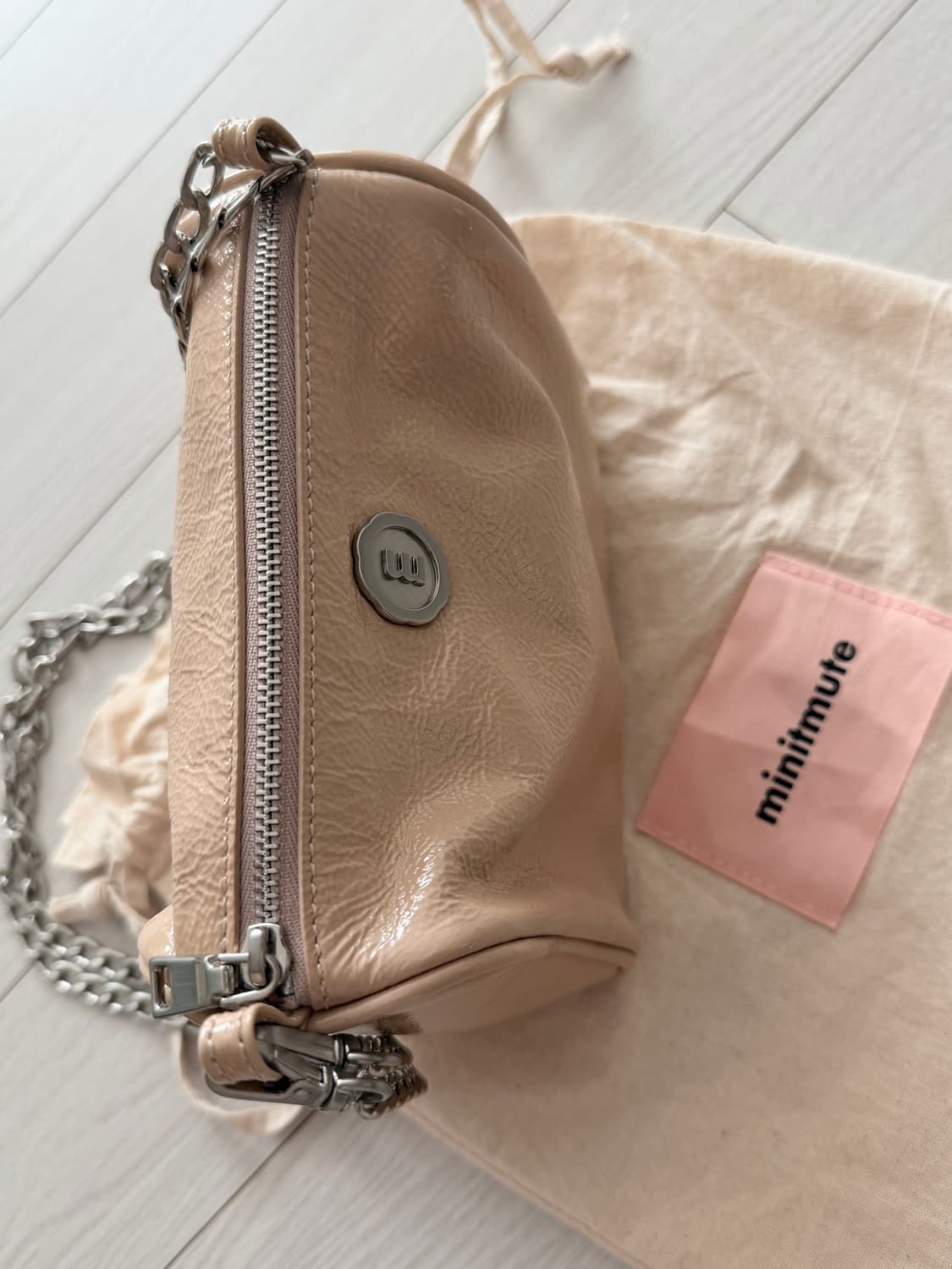 미닛뮤트 브렛 미니 베이지 체인백 상품이미지2