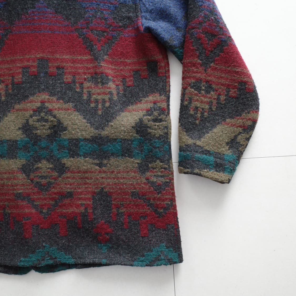 80s 울리치 빈티지 네이티브 나바호 울 자켓 MADE IN USA 상품이미지9