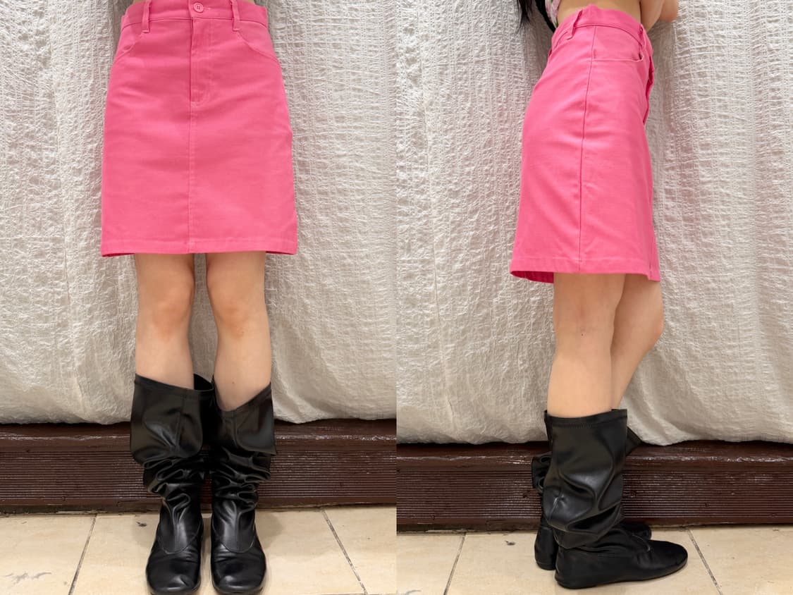 vivid pink midi skirt 상품이미지5