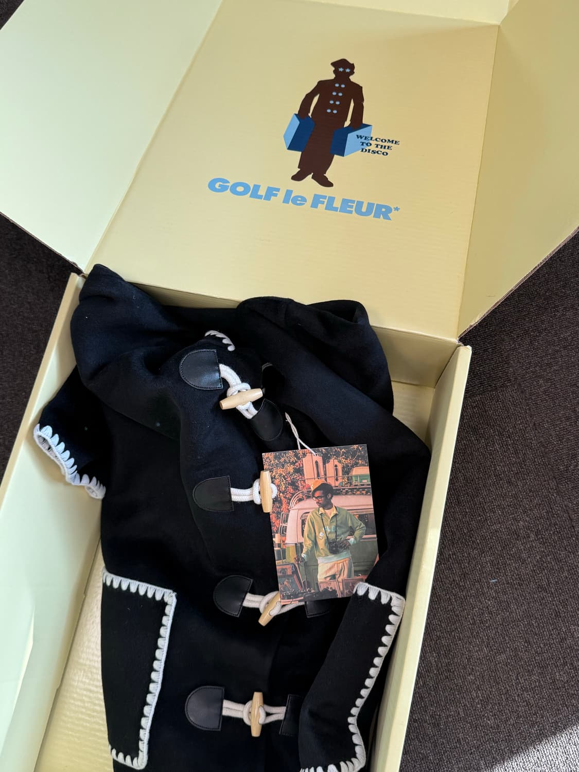 골프 르플레르 떡볶이 코트 자켓 BLANKET JACKET BLACK 상품이미지5