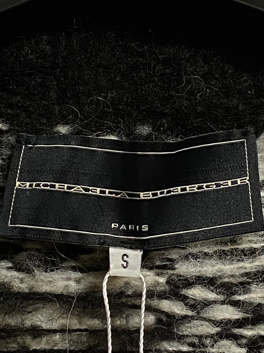 미카엘라 버거 체크 니트 가디건 상품이미지3