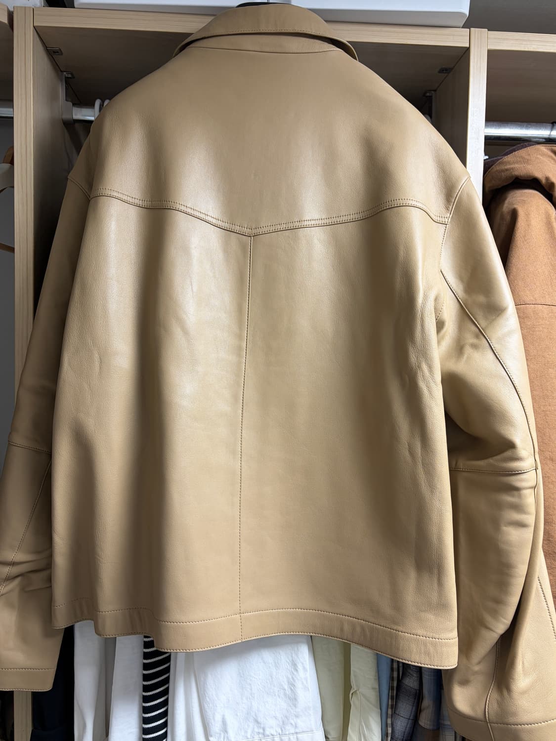 자라 양가죽 자켓 XL(105~110) 상품이미지8