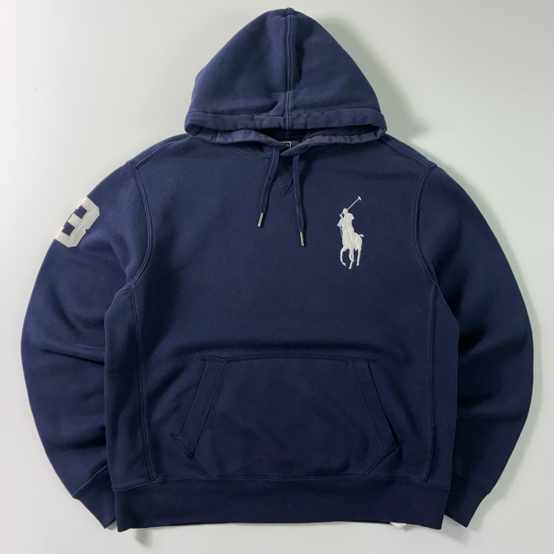 Polo  폴로 랄프로렌 빅포니 네이비 써멀 후드티  상품이미지1