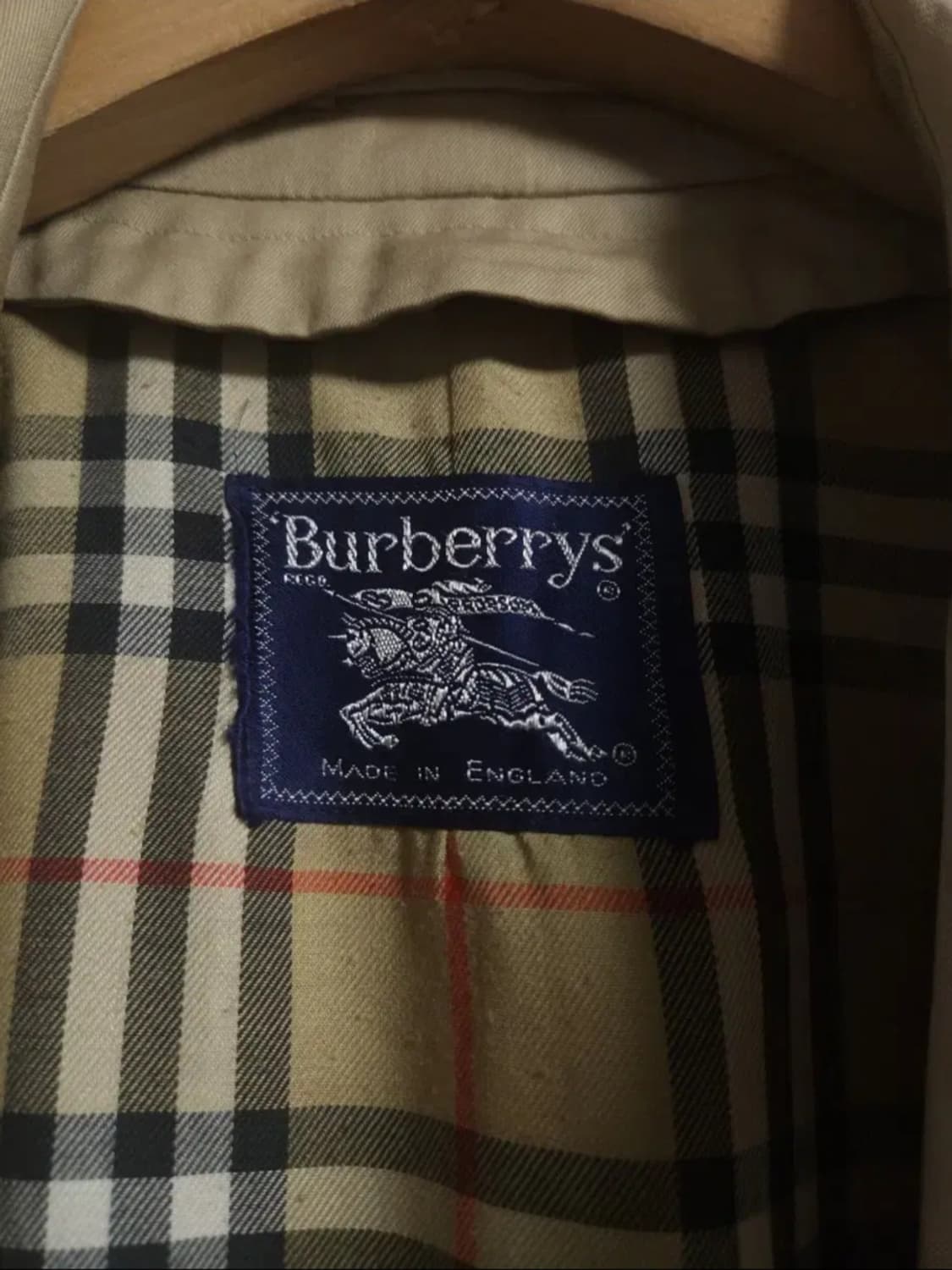 버버리 베이지 트렌치코트, M 상품이미지2