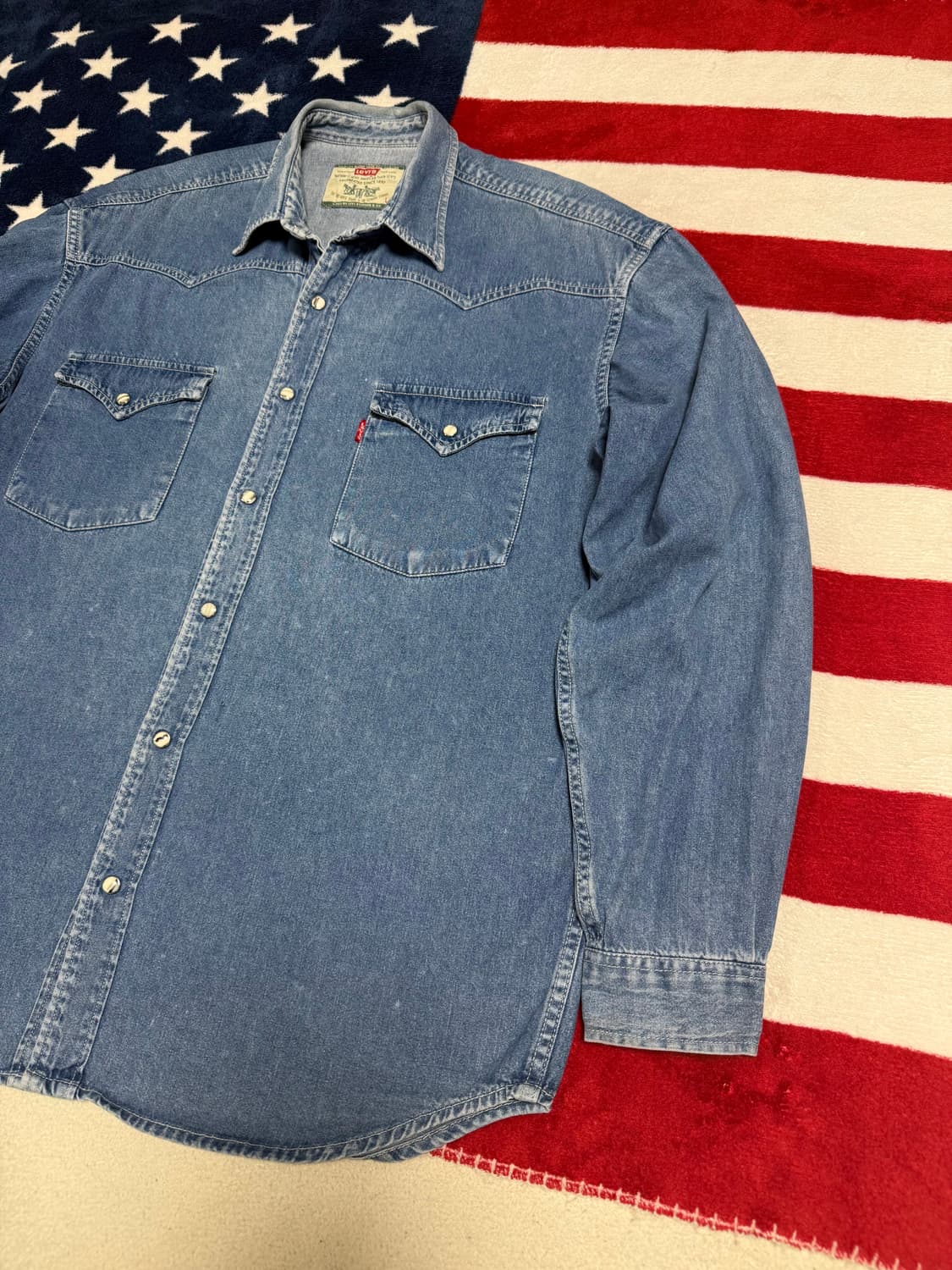 리바이스 웨스턴 데님 셔츠 빈티지 Levi’s [XL] 상품이미지6
