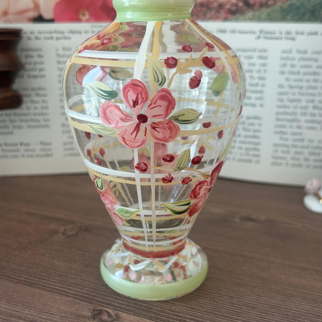 핸드페인티드 미국 빈티지 화병 꽃병  상품이미지2