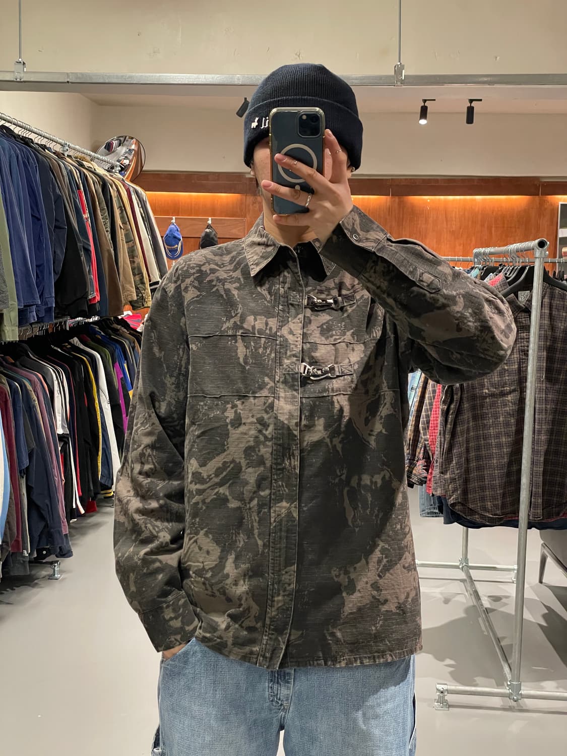 빈티지 버클 셔츠 상품이미지5