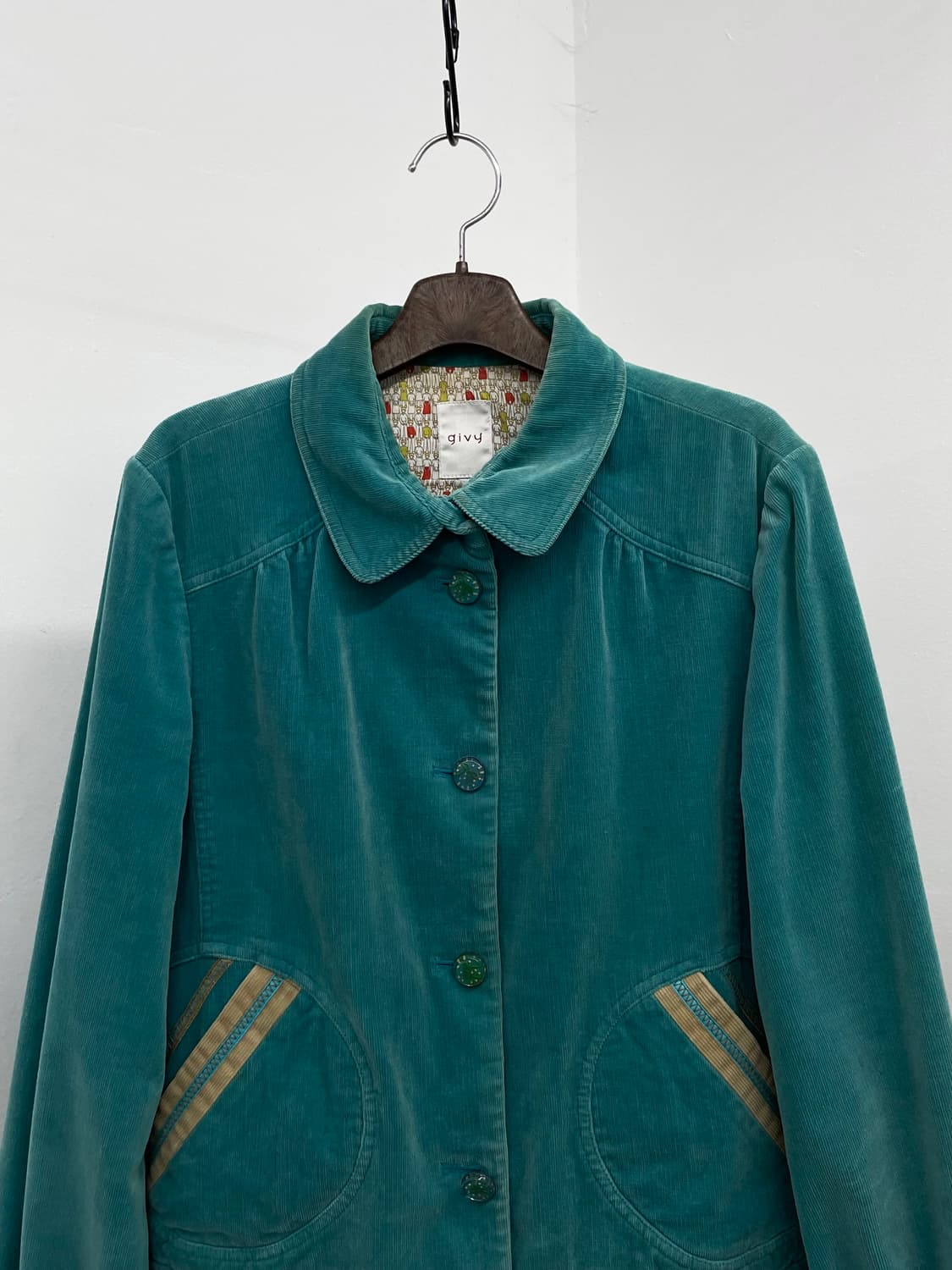 민트 코듀로이 포켓 디테일 자켓 상품이미지6