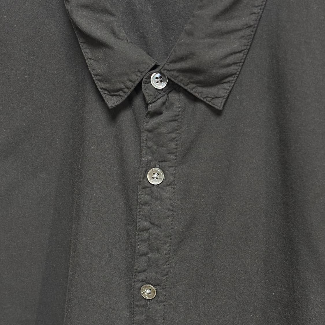 3) james perse 제임스펄스 코튼 셔츠 블랙 상품이미지2