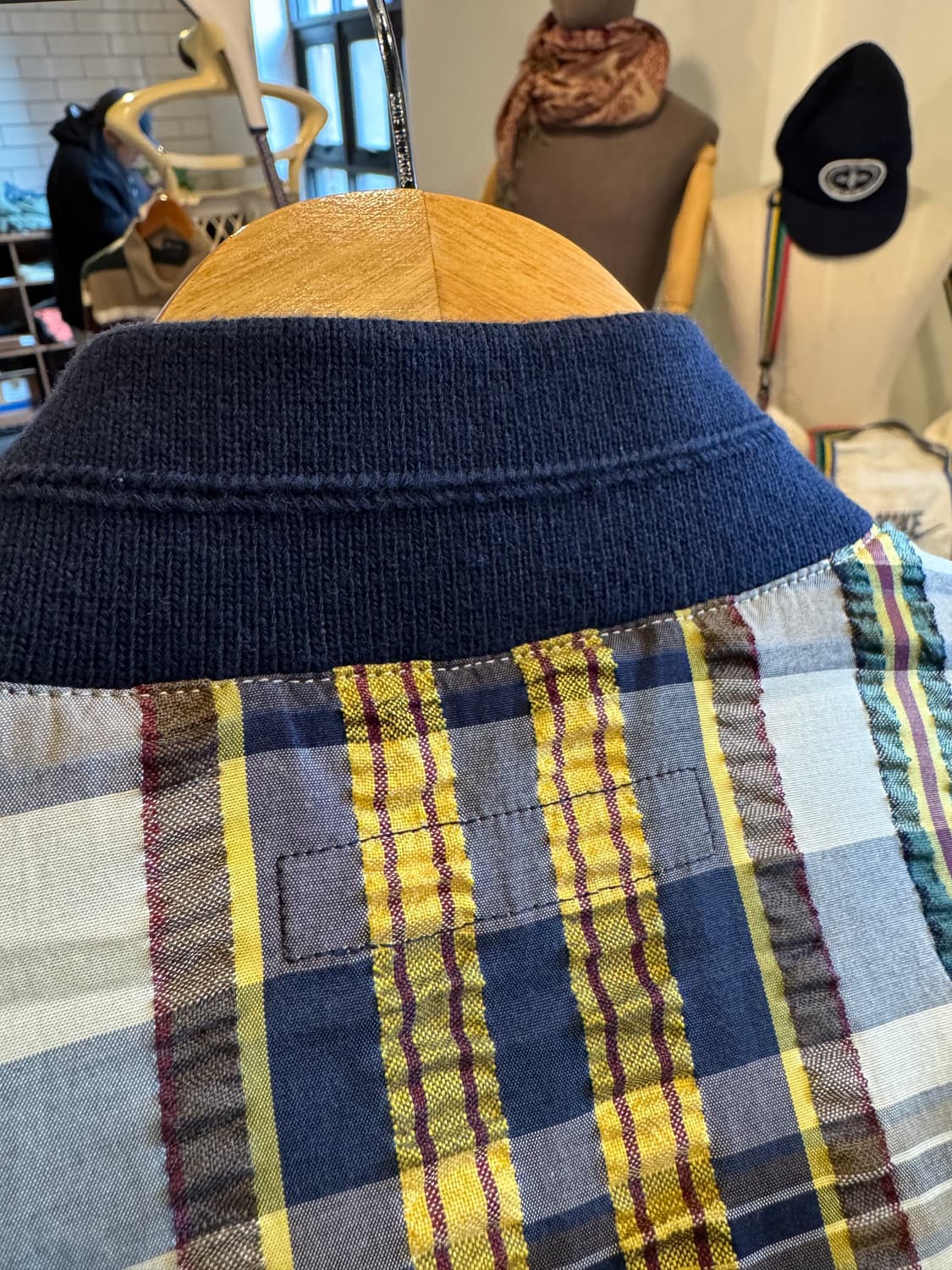 JW 유니클로 콜라보 코튼체크 자켓 상품이미지5