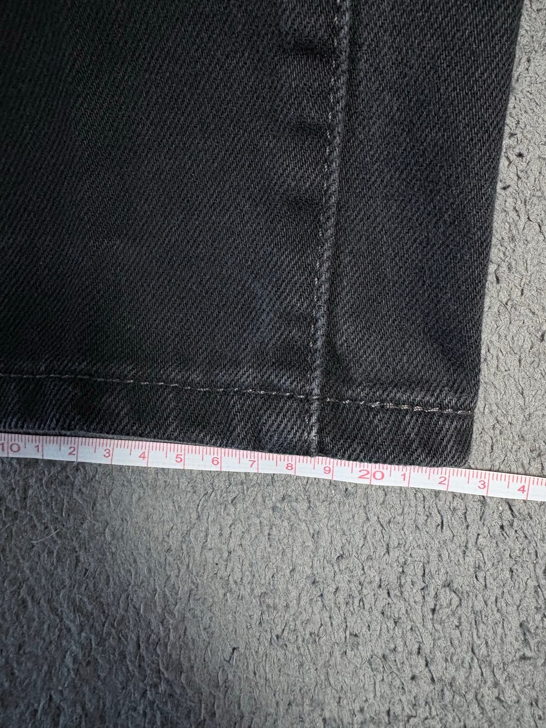 (33x32) 리바이스 517 부츠컷 블랙 데님 블랙진 상품이미지8