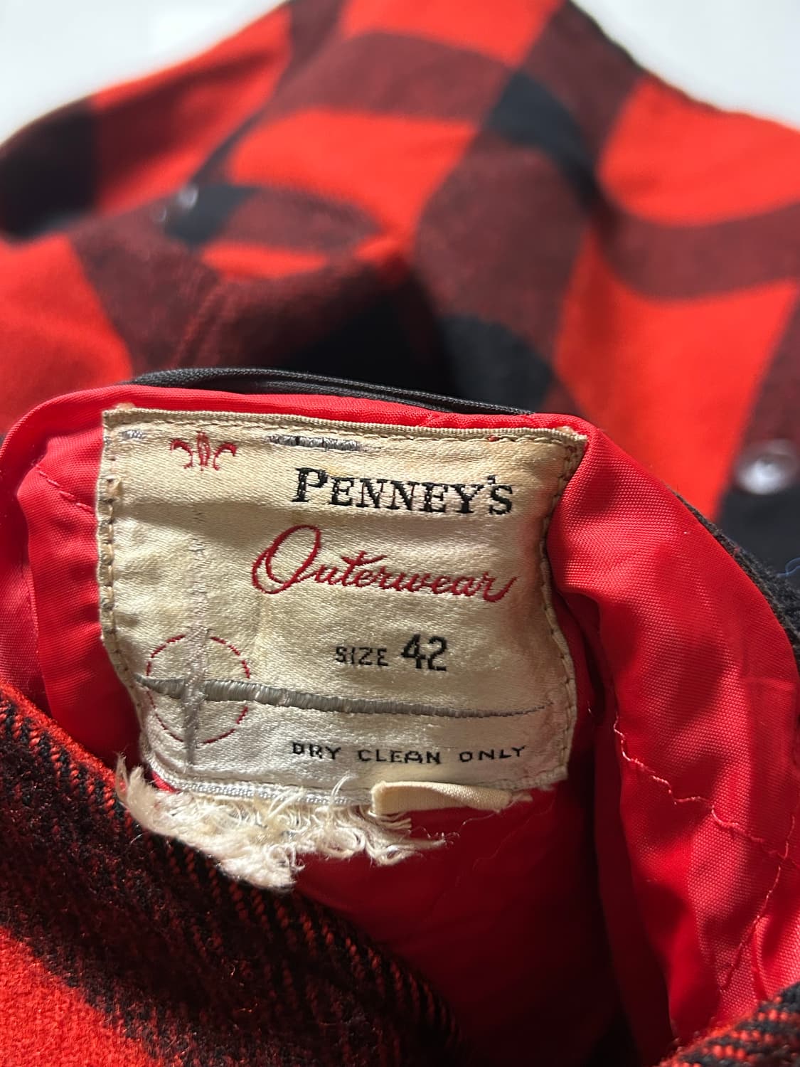 60s Penney’s 버팔로 체크 헌팅 자켓 (빈티지) 상품이미지3