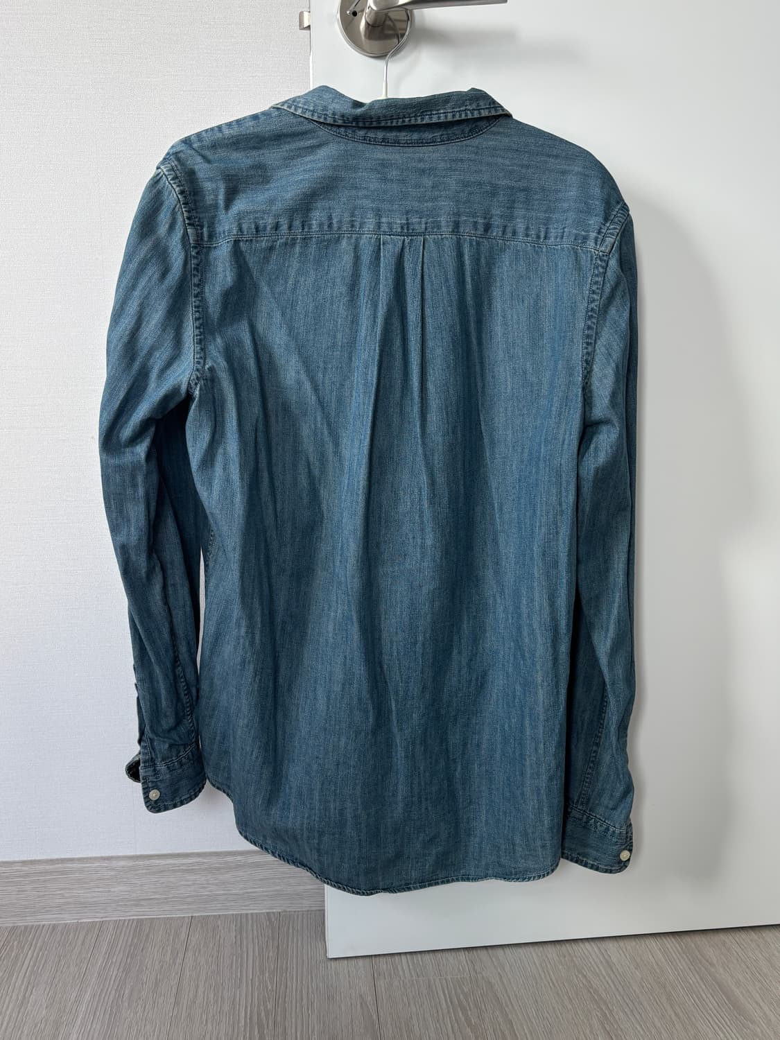 폴로 데님 셔츠 여성 xs 상품이미지3