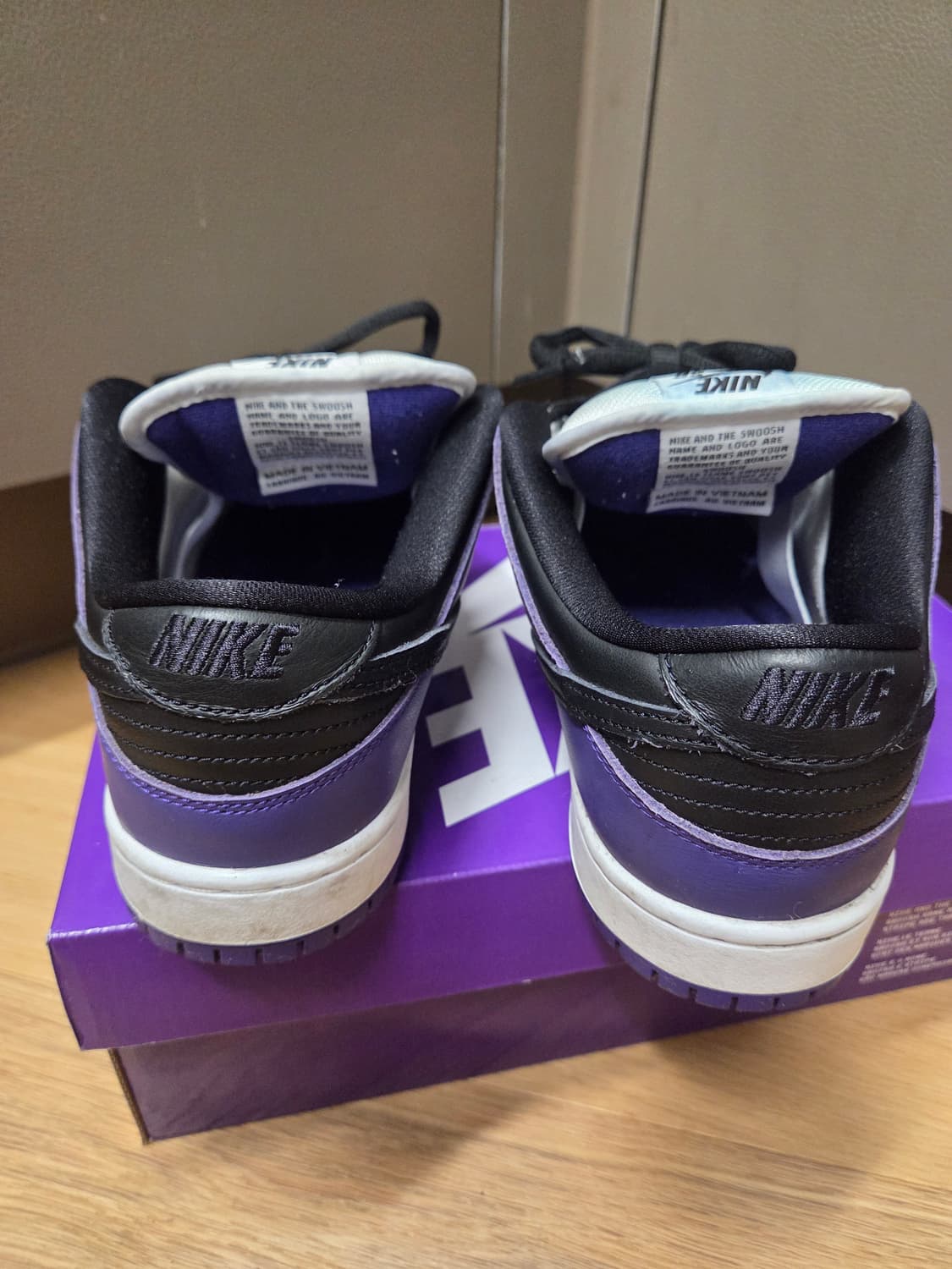 나이키 SB 덩크 로우 '코트 퍼플' (265) 상품이미지3