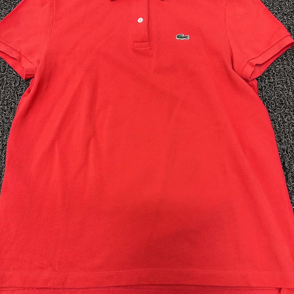 라코스테 여성 카라티 반팔티셔츠 레드 S 상품이미지4