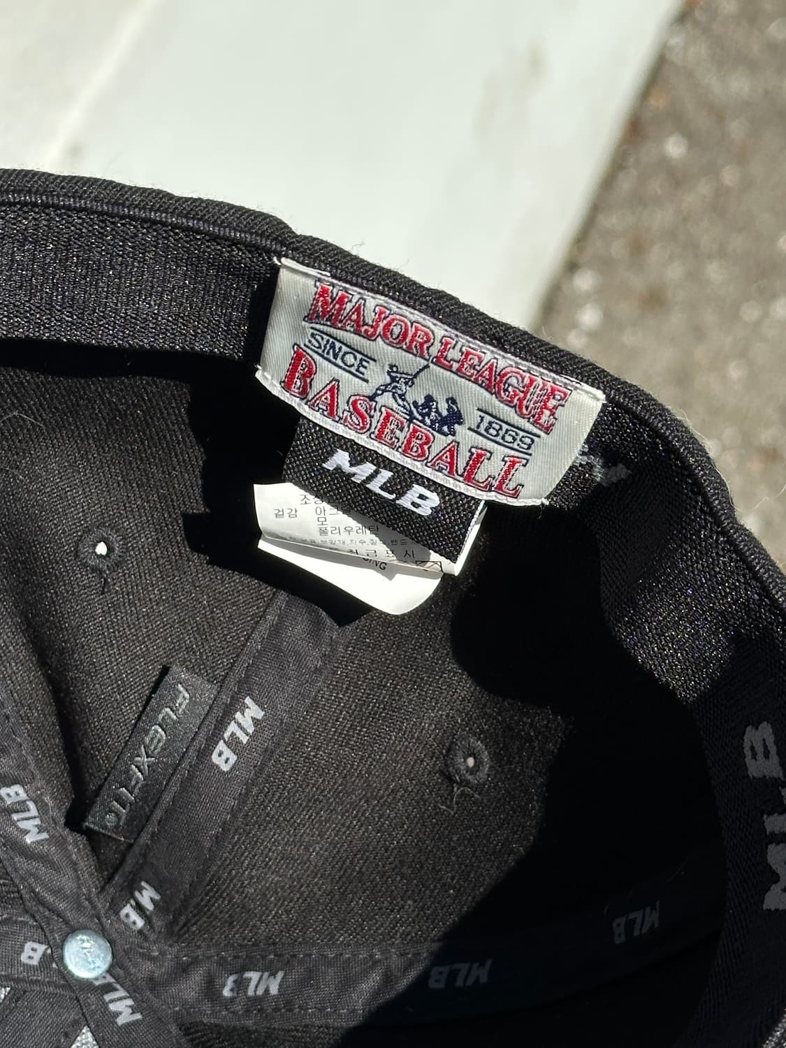 [M] MLB 엠엘비 뉴욕양키스 올블랙 볼캡 모자 상품이미지6