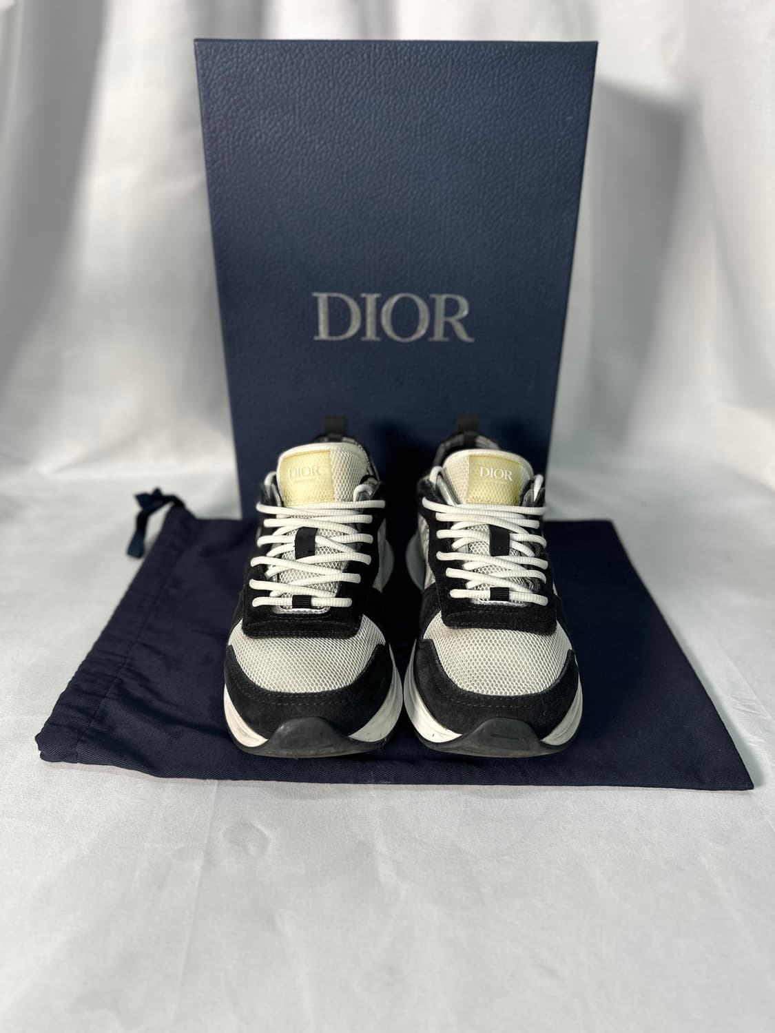 디올 B25 러너스니커즈 블랙 상품이미지5