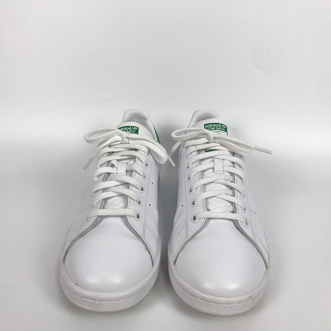 아디다스 스탠스미스 흰/초 스니커즈 신발 남성290 상품이미지2