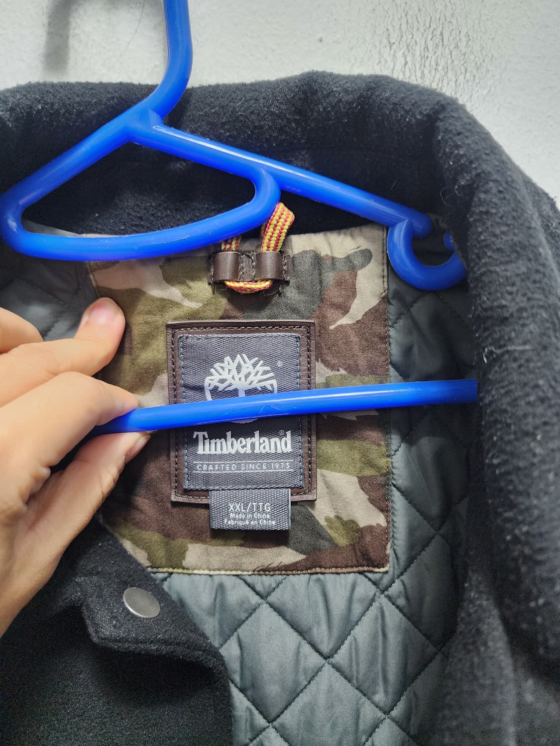 팀버랜드 블랙 코치 자켓 XXL 상품이미지6