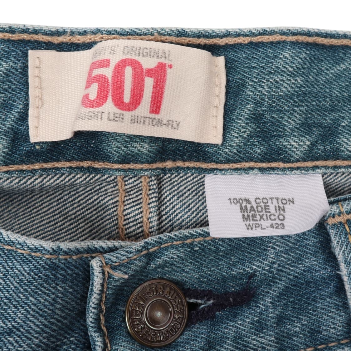 리바이스 501 스트레이트 레그 버튼플라이 데님팬츠 상품이미지7