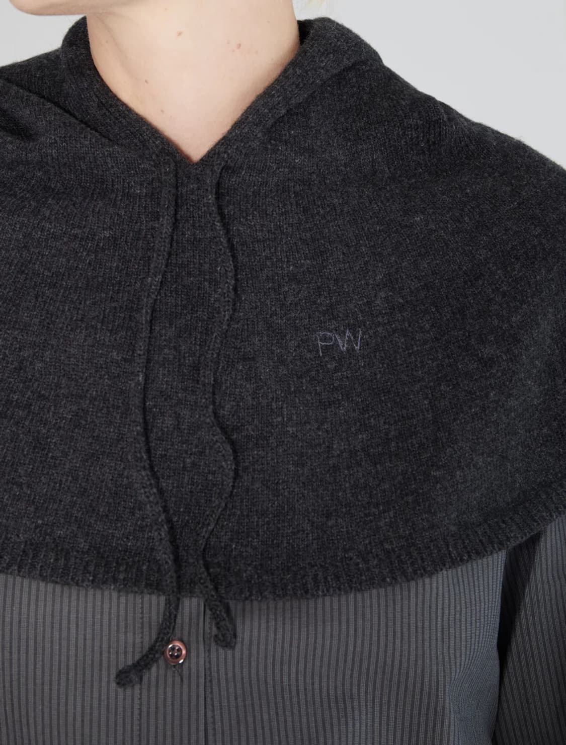 팔로마울 Lucia 후드 케이프/다크 그레이 상품이미지6