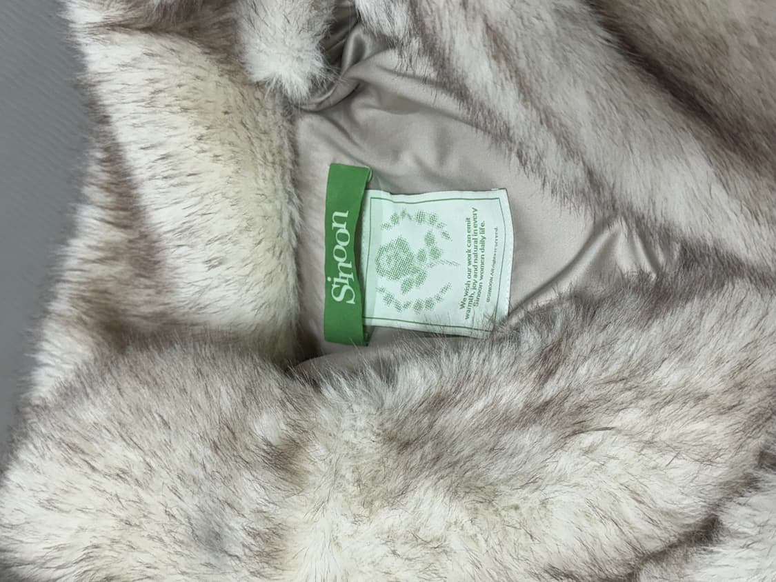 시눈 퍼 자켓 아이보리 상품이미지3