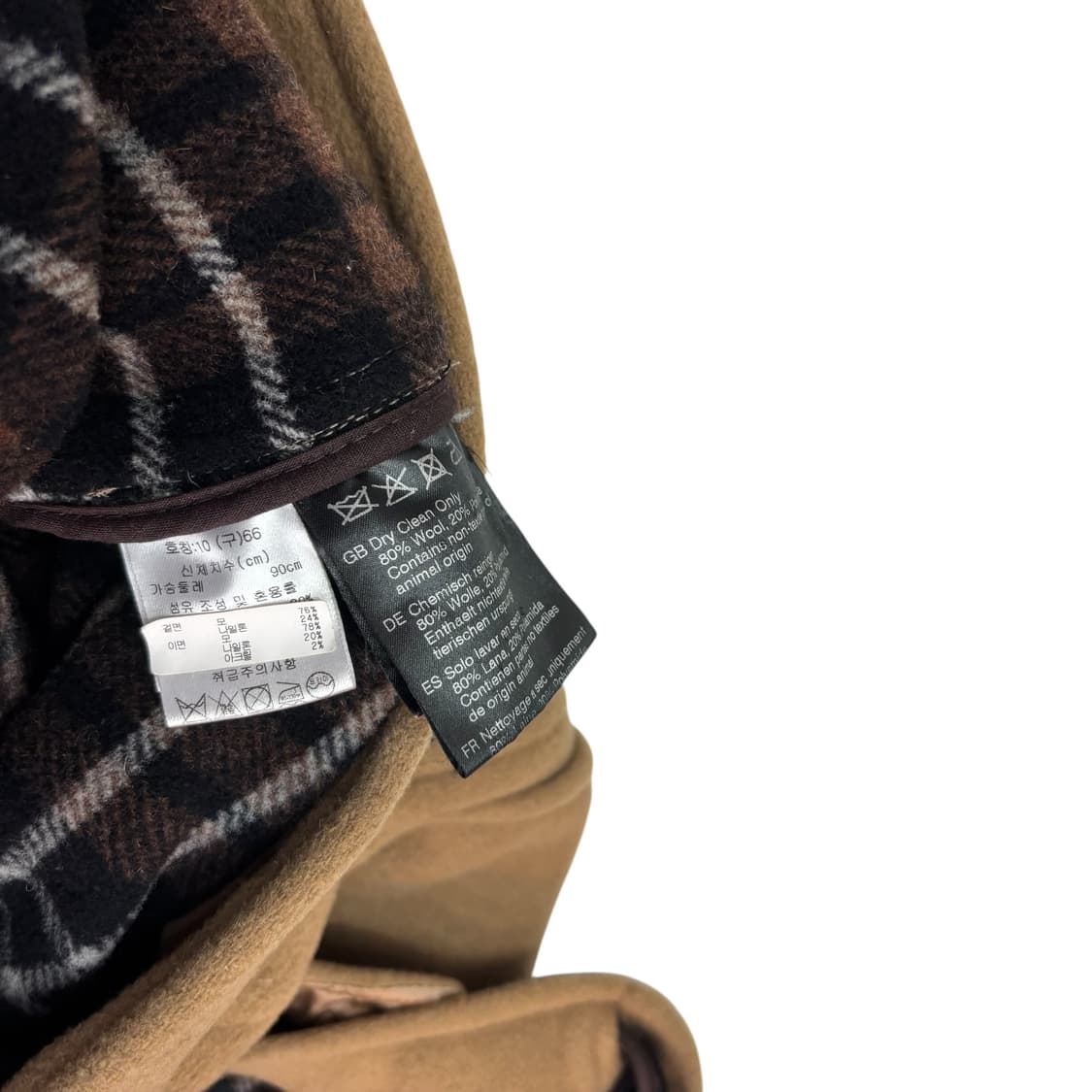 글로버 올 카멜 더플 코트 상품이미지4